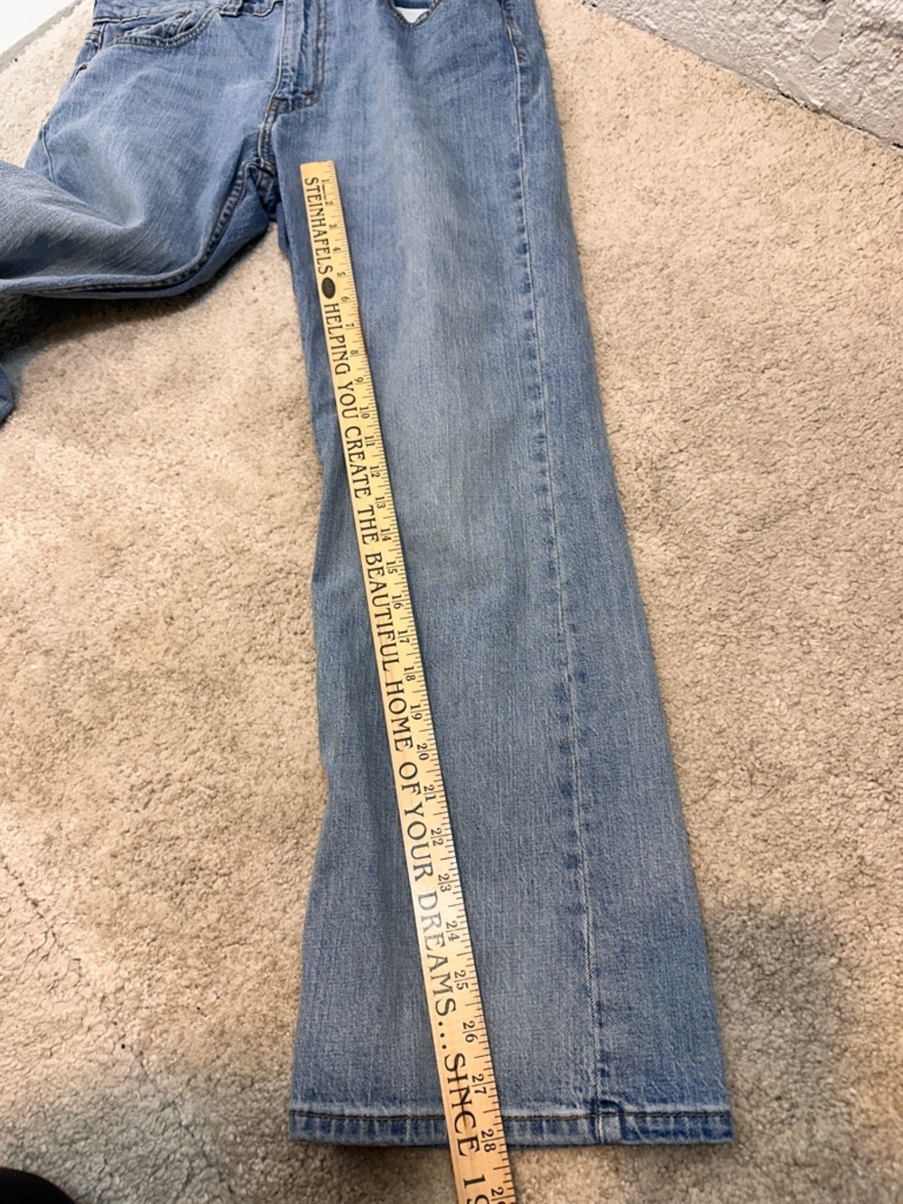 Levi’s 527 Slim Bootcut Jeans Men’s 34x30 Worn In Light Washed - Picture 5 of 10